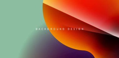 Renkli çember soyut arkaplan. Duvar kağıdı, afiş, sunum, arkaplan şablonu