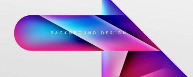 Triangle fluid color gradient abstract background. Vector Illustration For Wallpaper, Banner, Background, Card, Book Illustration, landing page