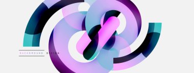 Soyut arkaplanı çember içine al. Duvar kağıdı afişi arkaplan kartı veya iniş sayfası için vektör illüstrasyonu