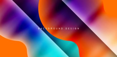 Colorful bubble abstract background with shadow effects. Minimalist geometric vector Illustration For Wallpaper, Banner, Background, Card, Book Illustration, landing page