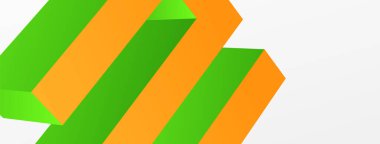 3d line geometric creative abstract background. Trendy techno business template for wallpaper, banner, background or landing