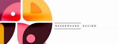 Çizgiler, kareler, daireler ve üçgenler. Duvar kağıdı, pankart, arkaplan, sunum veya iniş sayfası için Geometrik soyut arkaplan