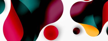 Akan geometrik şekiller, minimalist soyut arkaplanı oluşturur. Yuvarlak şekiller ve daireler. Yapay zeka teknolojisi, engelleme zinciri, iletişim için duvar kağıdı, 5G, bilim, iş