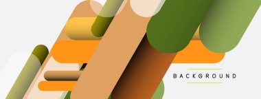 Soyut arkaplan. Yuvarlak şekiller, gri arkaplanda çizgiler. Duvar kağıdı afişi veya iniş sayfası için vektör illüstrasyonu