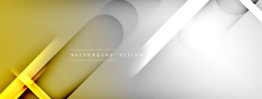 Çizgileri, daireleri olan hafif geometrik arkaplan