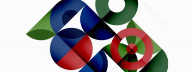 Renkli çember soyut arkaplan. Duvar kağıdı, afiş, sunum, arkaplan şablonu