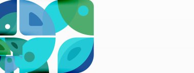 Çizgiler, kareler, daireler ve üçgenler. Duvar kağıdı, pankart, arkaplan, sunum veya iniş sayfası için Geometrik soyut arkaplan