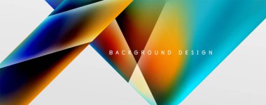 Triangle fluid color gradient abstract background. Vector Illustration For Wallpaper, Banner, Background, Card, Book Illustration, landing page