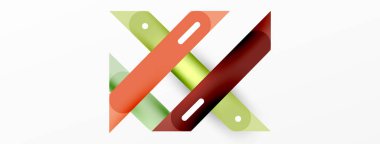 Arka plan çakışan hatlar. Dinamik çizgiler soyut duvar kağıdı. Duvar kağıdı afişi veya iniş sayfası için düz satır kompozisyon vektör ilüstrasyonuName