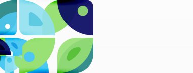 Çizgiler, kareler, daireler ve üçgenler. Duvar kağıdı, pankart, arkaplan, sunum veya iniş sayfası için Geometrik soyut arkaplan