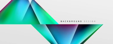 Triangle fluid color gradient abstract background. Vector Illustration For Wallpaper, Banner, Background, Card, Book Illustration, landing page