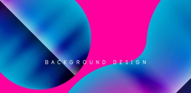 Renkli çember soyut arkaplan. Duvar kağıdı, afiş, sunum, arkaplan şablonu