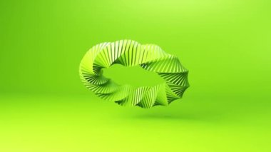 Abstract spiral shape rotation, motion graphics background. Techno 3d looping video animation design