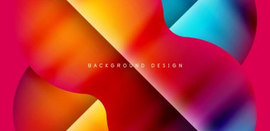 Renkli çember soyut arkaplan. Duvar kağıdı, afiş, sunum, arkaplan şablonu