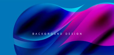 Soyut zarif akış şekilleri arka plan, akışkan gradyan renkler. Kapaklar, şablonlar, el ilanları, afişler, broşürler, afişler için şablon