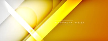 Soyut arkaplan - geometrik bileşim ışık ve gölgelerle oluşturuldu. Teknoloji veya iş dijital şablonu