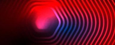 Tekno parlak altıgenler soyut arkaplan, teknoloji enerji alanı ışık konsepti, soyut duvar kağıdı tasarımı