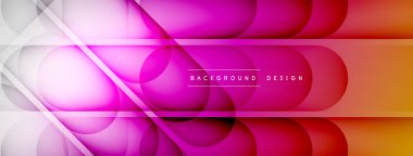 Soyut arkaplan - geometrik bileşim ışık ve gölgelerle oluşturuldu. Teknoloji veya iş dijital şablonu