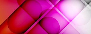 Soyut arkaplan - geometrik bileşim ışık ve gölgelerle oluşturuldu. Teknoloji veya iş dijital şablonu