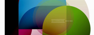 Geometrik asgari duvar kağıdı. Geometrik şekiller. Duvar kağıdı afişi veya iniş sayfası için vektör illüstrasyonu