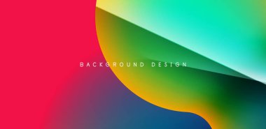 Renkli çember soyut arkaplan. Duvar kağıdı, afiş, sunum, arkaplan şablonu