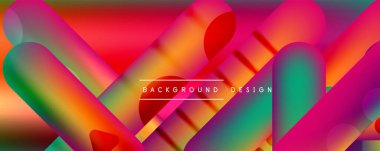 Yuvarlak şekiller ve akışkan eğimli çizgiler soyut arkaplan. Duvar kağıdı, afiş, arkaplan, broşür, katalog, kapak, broşür