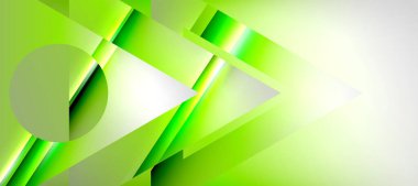 Triangle abstract background with shiny and glossy effects. Vector Illustration For Wallpaper, Banner, Background, Card, Book Illustration, landing page