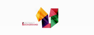 Yaratıcı geometrik duvar kağıdı. Soyut kurdele biçimi kompozisyonu. Duvar kağıdı, afiş, arkaplan veya iniş için tekno iş şablonu