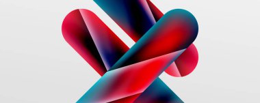 Triangle fluid color gradient abstract background. Vector Illustration For Wallpaper, Banner, Background, Card, Book Illustration, landing page