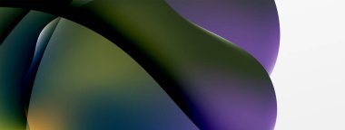 Akışkan renk soyut arkaplanı. Sıvı eğimleri, dalga desenleri. Duvar kağıdı, afiş, arkaplan veya iniş için moda tekno iş şablonu