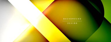 Vector abstract line background with glowing effects and shadows. Vector Illustration For Wallpaper, Banner, Background, Card, Book Illustration, landing page