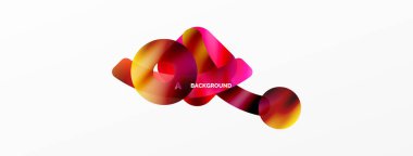 Metalik parlak geometrik yüzeyler, yuvarlak şekiller ve daireler. Duvar kağıdı, afiş, arkaplan, kart, kitap illüstrasyonu, iniş sayfası için dijital ağ geleceksel şablonu