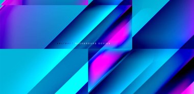 Akışkan gradyan renklerle dinamik üçgen tasarımı soyut arkaplan