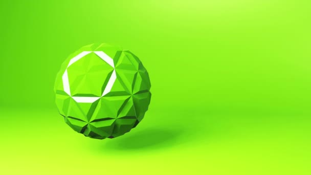 Abstract Rotation Ball Sphere Backdrop Futuristic Techno Motion Graphics Background — Wideo stockowe