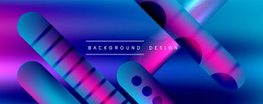 Yuvarlak şekiller ve akışkan eğimli çizgiler soyut arkaplan. Duvar kağıdı, afiş, arkaplan, broşür, katalog, kapak, broşür