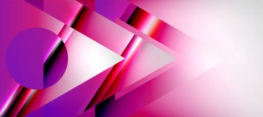 Triangle abstract background with shiny and glossy effects. Vector Illustration For Wallpaper, Banner, Background, Card, Book Illustration, landing page