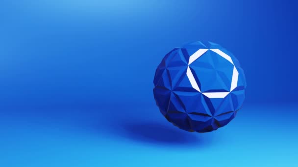 Abstract Rotation Ball Sphere Backdrop Futuristic Techno Motion Graphics Background — Video Stock