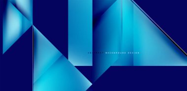 Akışkan gradyan renklerle dinamik üçgen tasarımı soyut arkaplan