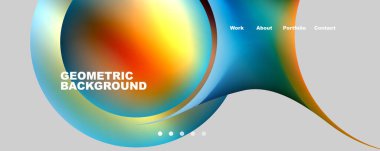 Trendy simple circle gradient abstract background. Vector Illustration For Wallpaper, Banner, Background, Card, Book Illustration, landing page