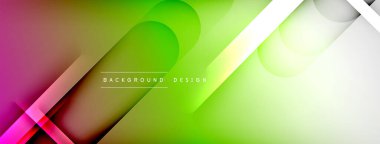 Soyut arkaplan - geometrik bileşim ışık ve gölgelerle oluşturuldu. Teknoloji veya iş dijital şablonu