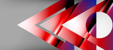 Triangle abstract background with shiny and glossy effects. Vector Illustration For Wallpaper, Banner, Background, Card, Book Illustration, landing page