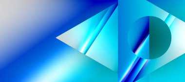 Triangle abstract background with shiny and glossy effects. Vector Illustration For Wallpaper, Banner, Background, Card, Book Illustration, landing page