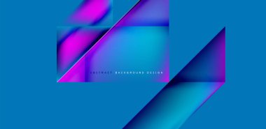 Akışkan gradyan renklerle dinamik üçgen tasarımı soyut arkaplan