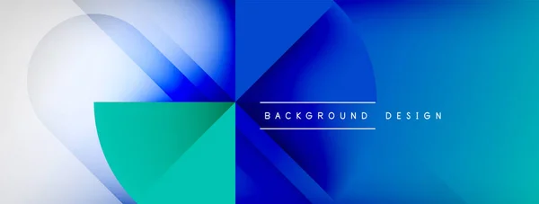 Abstract Vector Background Shadow Lines Lights Elements Circles Composition Vector — Image vectorielle
