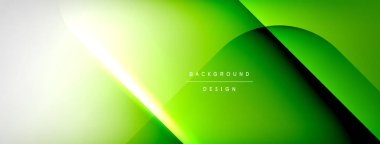 Vector abstract line background with glowing effects and shadows. Vector Illustration For Wallpaper, Banner, Background, Card, Book Illustration, landing page