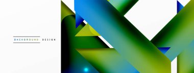 Dinamik 3d geometrik soyut arkaplan. Üçgenler ve diğer basit formlar. Duvar Kağıdı, Sancak, Arkaplan, Kart, Kitap İllüstrasyonu, İniş Sayfası