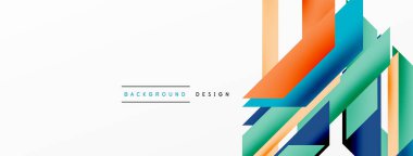 Minimum geometrik soyut arkaplan. Dinamik 3D çizgi kompozisyonu. Duvar kağıdı, afiş, arkaplan veya iniş için moda tekno iş şablonu