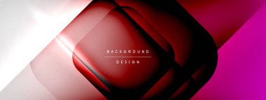 Vector abstract line background with glowing effects and shadows. Vector Illustration For Wallpaper, Banner, Background, Card, Book Illustration, landing page