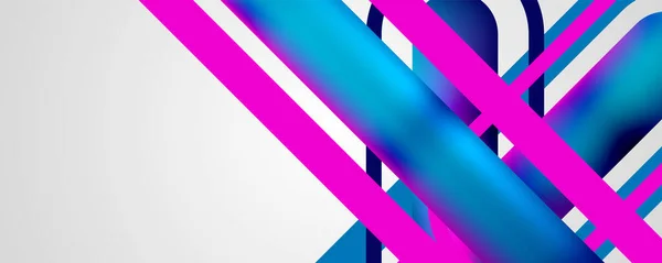 Straight Lines Minimalist Abstract Background Fluid Colors Vector Illustration Wallpaper — Stock vektor