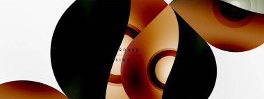 Vektör soyut geometrik arkaplan. Tekno çiçek yaprakları konsepti. Duvar kağıdı ya da doku tasarımı, parlak poster, afiş, broşür